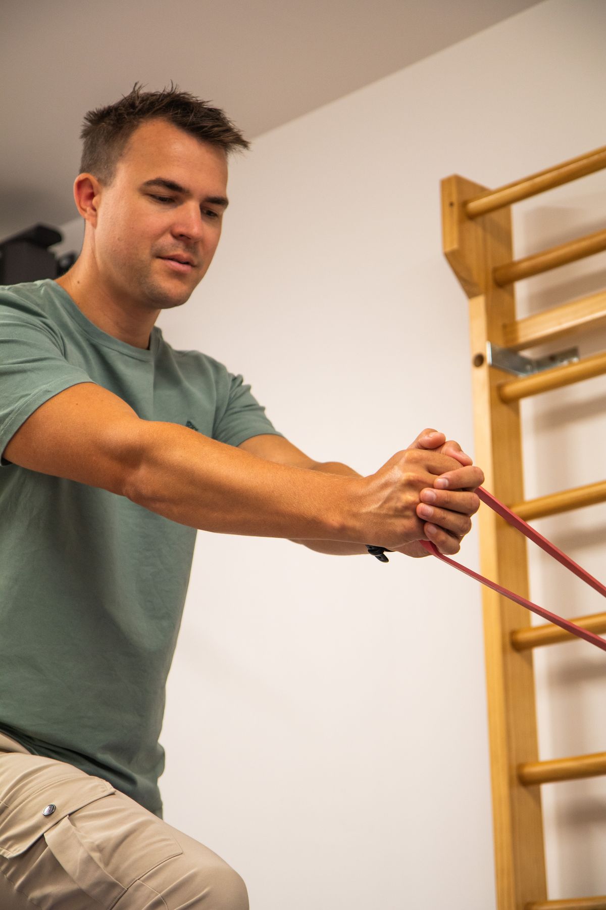 Oefentherapie met elastiek